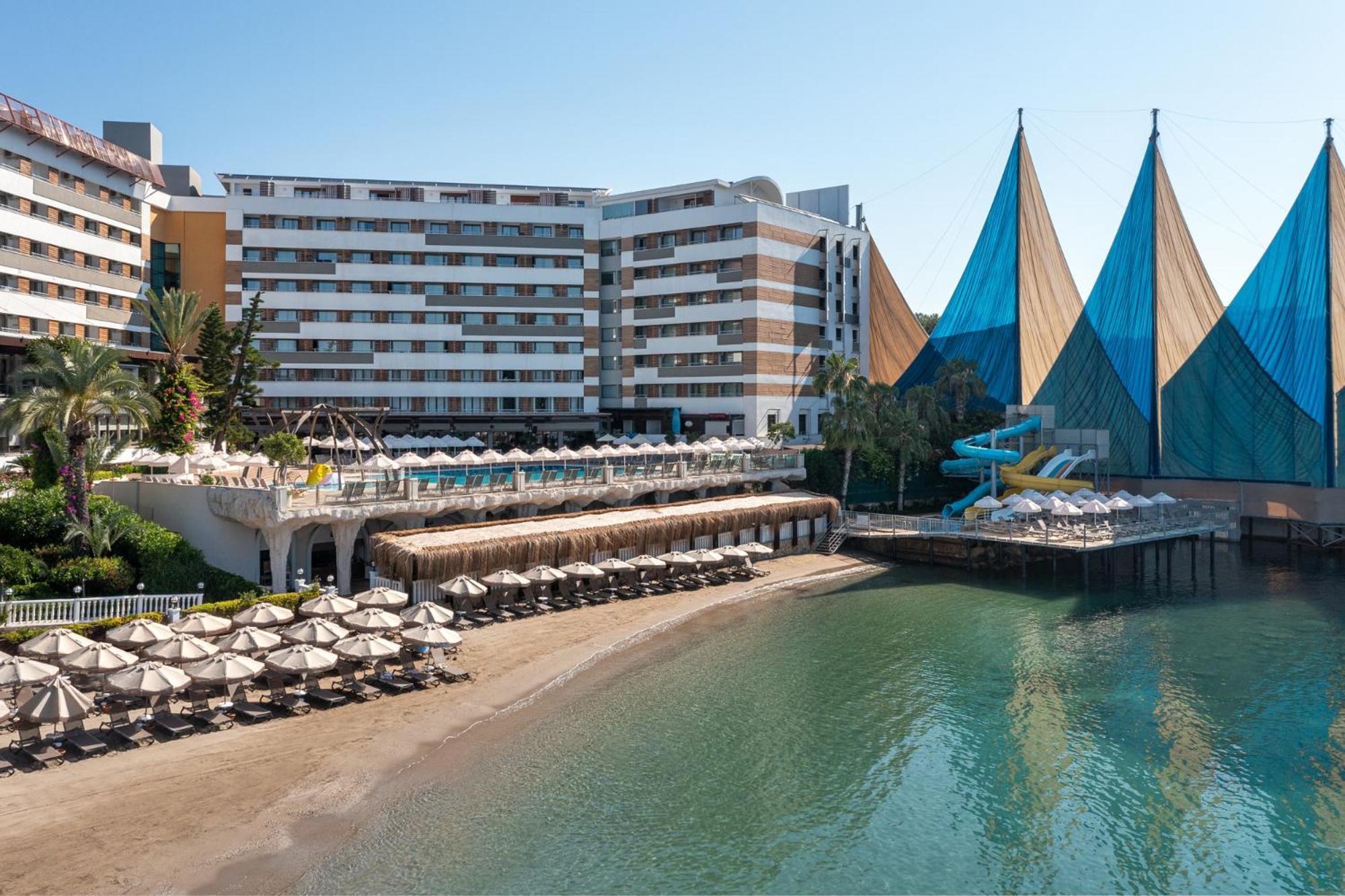 Adin Beach Hotel Авсаллар Экстерьер фото